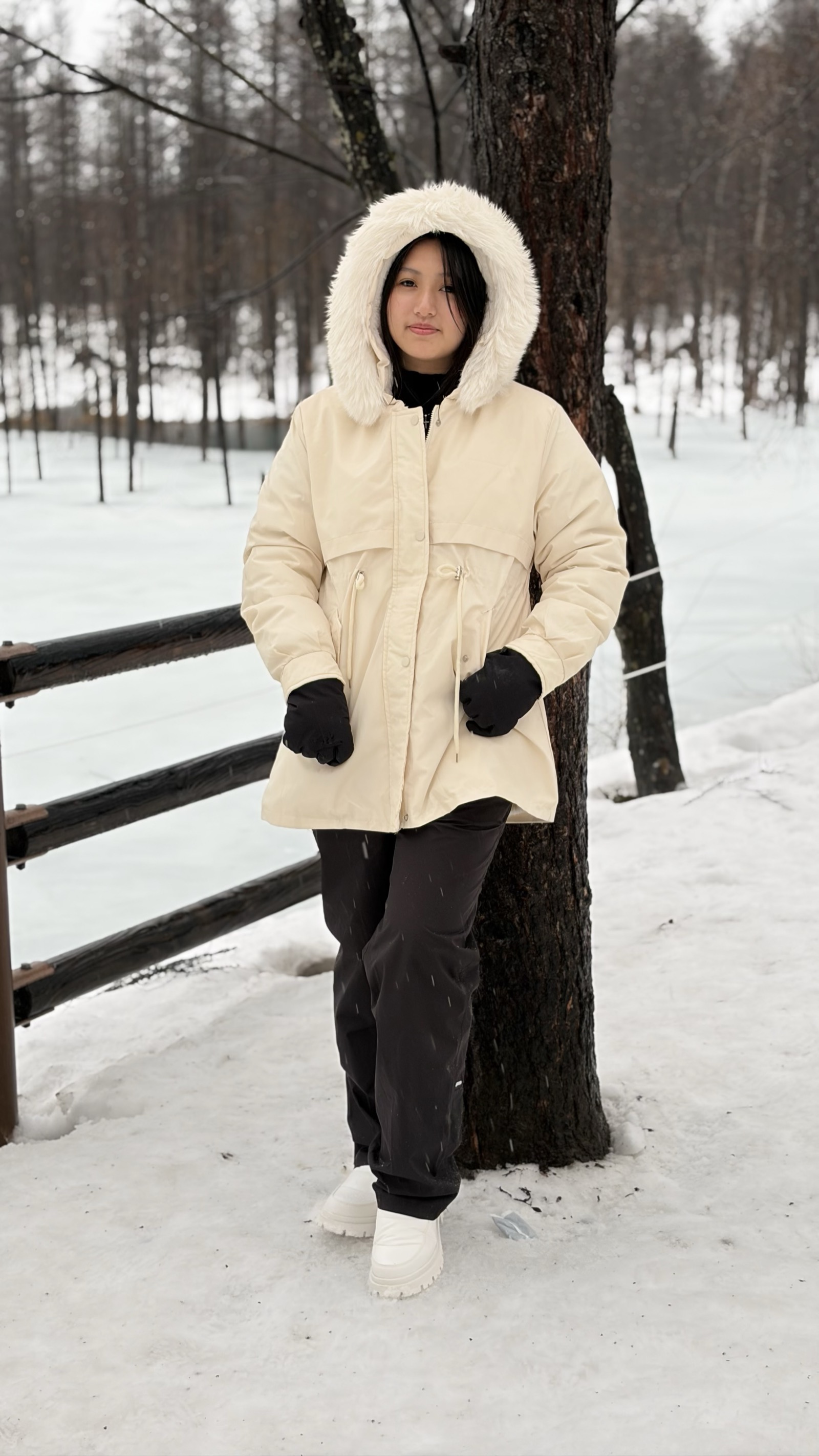 Audrey as a teenager